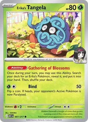 0007 Erika's Tangela Common Ascended Heroes