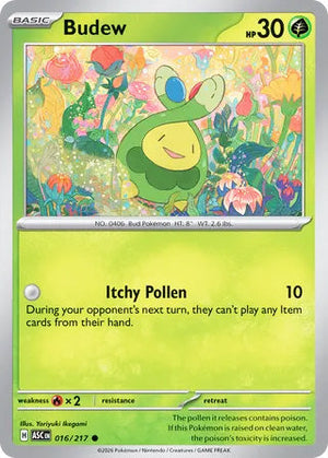 0016 Budew Common Ascended Heroes