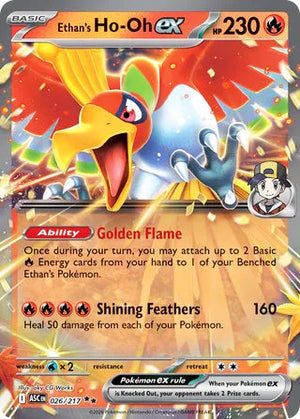 0026 Ethan's Ho-Oh ex Double Rare Ascended Heroes
