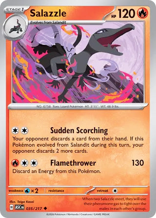 0035 Salazzle Uncommon Ascended Heroes