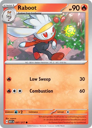 0037 Raboot Common Ascended Heroes