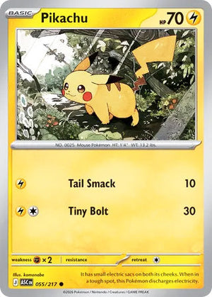 0055 Pikachu Common Ascended Heroes