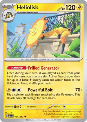 0064 Heliolisk Uncommon Ascended Heroes
