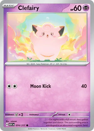 0074 Clefairy Common Ascended Heroes