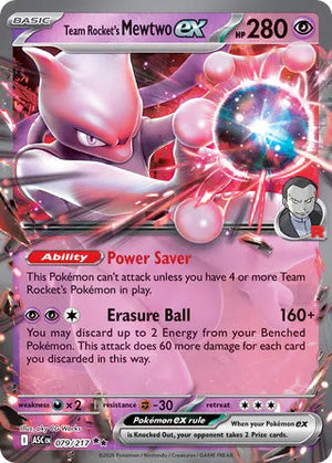 0079 Team Rocket's Mewtwo ex Double Rare Ascended Heroes