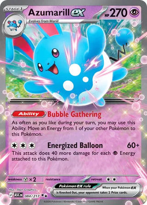 0084 Azumarill ex Double Rare Ascended Heroes