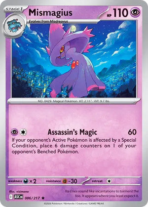0086 Mismagius Rare Ascended Heroes