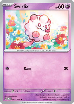 0093 Swirlix Common Ascended Heroes