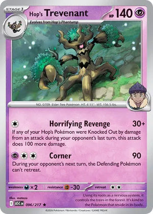 0096 Hop's Trevenant Rare Ascended Heroes