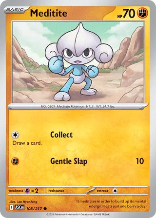 0103 Meditite Common Ascended Heroes
