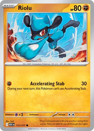 0112 Riolu Common Ascended Heroes