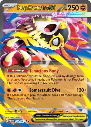 0116 Mega Hawlucha ex Double Rare Ascended Heroes
