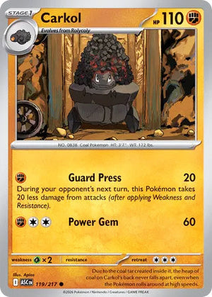 0119 Carkol Common Ascended Heroes