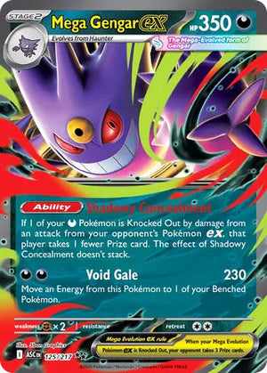 0125 Mega Gengar ex Double Rare Ascended Heroes