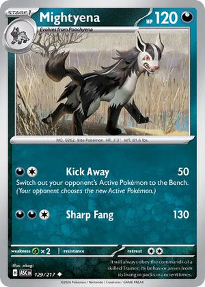 0129 Mightyena Uncommon Ascended Heroes