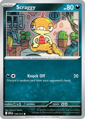 0134 Scraggy Common Ascended Heroes
