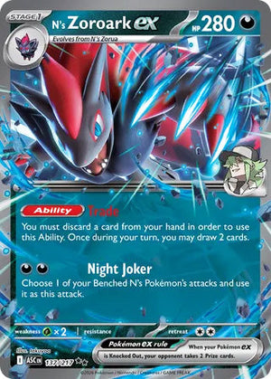 0137 N's Zoroark ex Double Rare Ascended Heroes