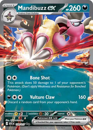 0139 Mandibuzz ex Double Rare Ascended Heroes