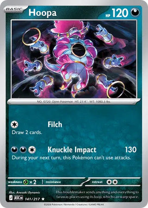 0141 Hoopa Rare Ascended Heroes