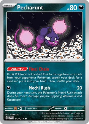 0143 Pecharunt Rare Ascended Heroes