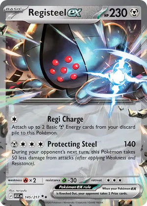 0145 Registeel ex Double Rare Ascended Heroes