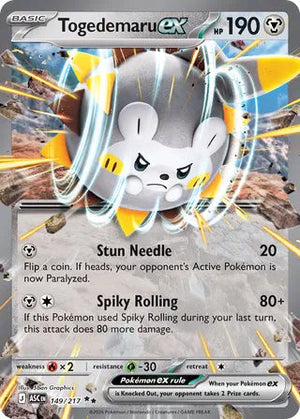 0149 Togedemaru ex Double Rare Ascended Heroes