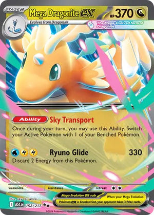 0152 Mega Dragonite ex Double Rare Ascended Heroes