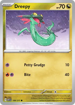 0158 Dreepy Common Ascended Heroes