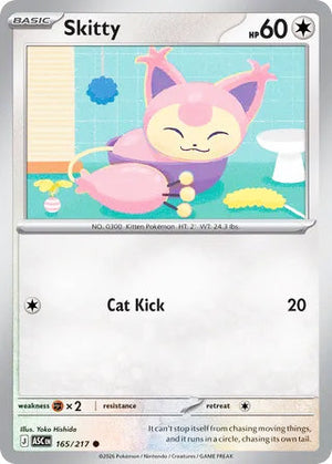 0165 Skitty Common Ascended Heroes