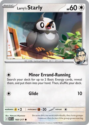 0168 Larry's Starly Common Ascended Heroes