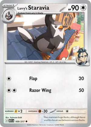 0169 Larry's Staravia Uncommon Ascended Heroes