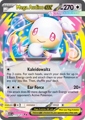 0172 Mega Audino ex Double Rare Ascended Heroes