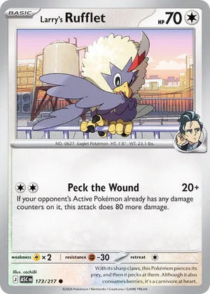0173 Larry's Rufflet Common Ascended Heroes