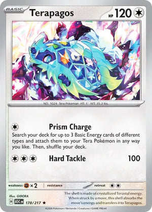 0178 Terapagos Rare Ascended Heroes