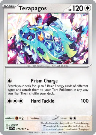 0178 Terapagos Rare Ascended Heroes