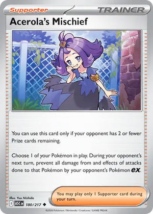 0180 Acerola's Mischief Uncommon Ascended Heroes