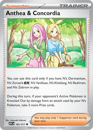 0182 Anthea & Concordia Uncommon Ascended Heroes