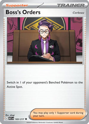 0183 Boss's Orders Corbeau Uncommon Ascended Heroes
