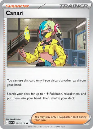 0185 Canari Uncommon Ascended Heroes