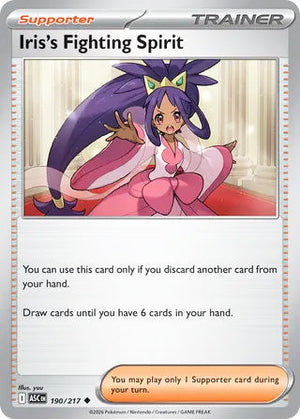0190 Iris's Fighting Spirit Uncommon Ascended Heroes