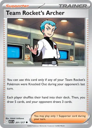 0201 Team Rocket's Archer Uncommon Ascended Heroes