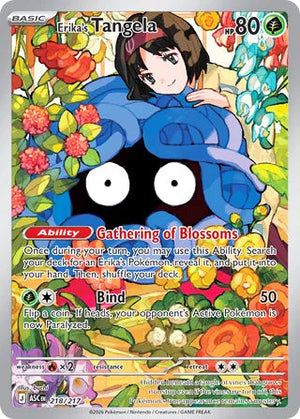 0218 Erika's Tangela Illustration Rare Ascended Heroes