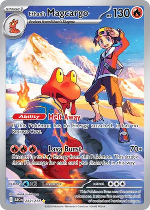 0222 Ethan's Magcargo Illustration Rare Ascended Heroes