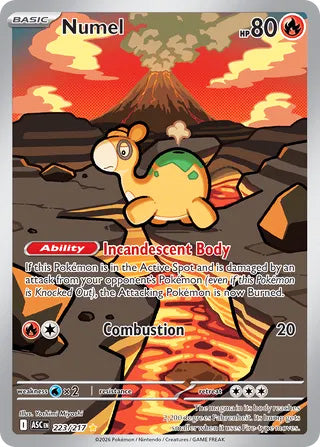 Numel #223/217 Illustration Rare - Ascended Heroes Pokemon card