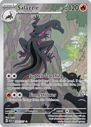 0224 Salazzle Illustration Rare Ascended Heroes