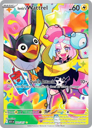 0231 Iono's Wattrel Illustration Rare Ascended Heroes