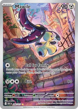 Mawile #246/217 Illustration Rare - Ascended Heroes Pokemon card