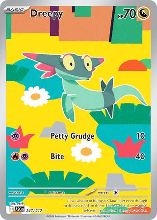 Dreepy #247/217 Illustration Rare - Ascended Heroes Pokemon card