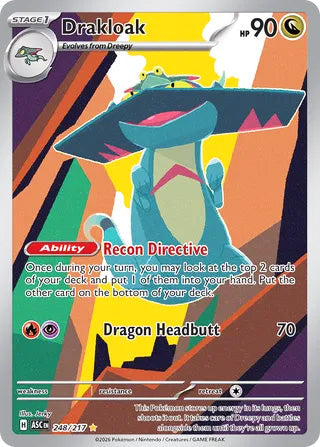 Drakloak #248/217 Illustration Rare - Ascended Heroes Pokemon card