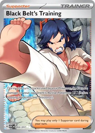 0255 Black Belt's Training Ultra Rare Ascended Heroes